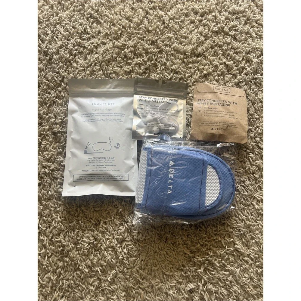 Delta Airlines Comfort+ Travel Kit